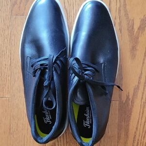Florsheim Black Oxford Leather Shoes with Classic Design